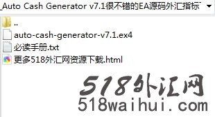 Auto Cash Generator v7.1很不错的外汇EA下载