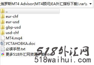 俄罗斯MT4 Advisor(MT4顾问)EA外汇指标下载!