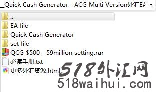 Quick Cash Generator + ACG Multi Version外汇EA指标下载