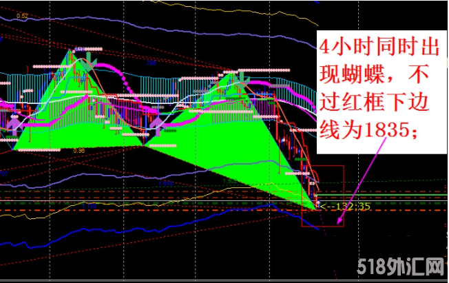 外汇MT4指标  蝴蝶指标  非常实用