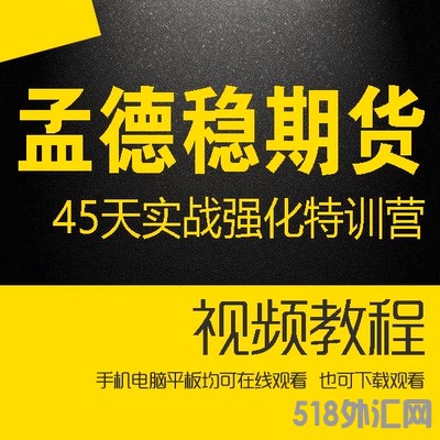 孟德稳2021年45天实战强化特训营 21天特训营期货视频